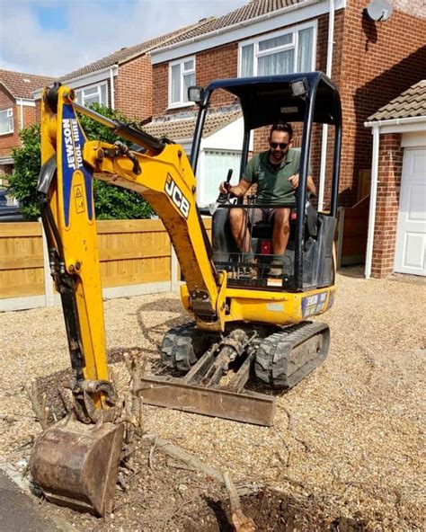 mini digger hire lowestoft|mini digger excavator for garden.